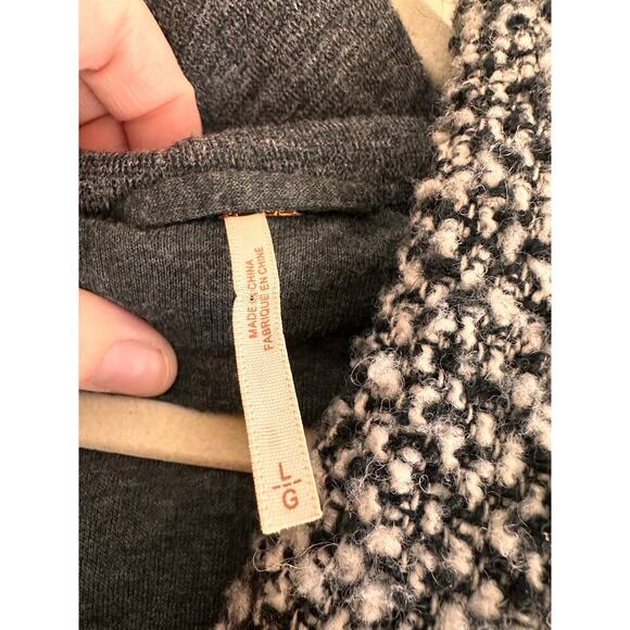 Free People Satellite Image Tweed Jacket Size Large - Picture 3 of 8